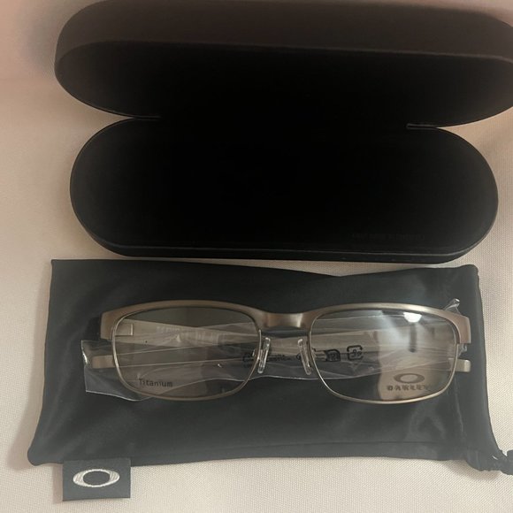 Oakley OX5038 METAL PLATE Brushed Chrome New